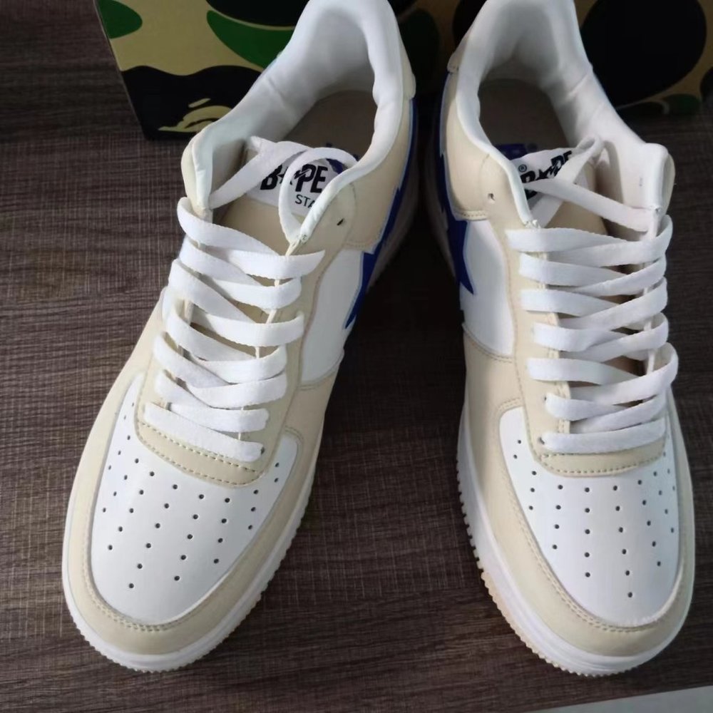 BAPE STA x Marvel joint patent leather ape star casual shoes